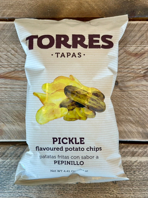 Torres Tapas pickle flavoured crisps