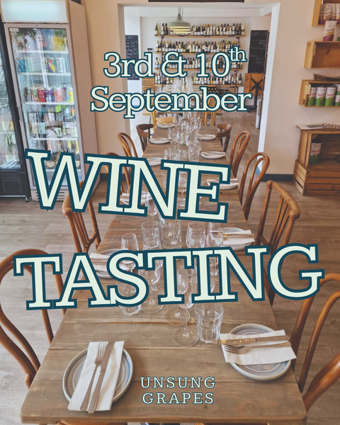 Unsung Grapes- Thursday 3rd September 2026 - 6.30pm